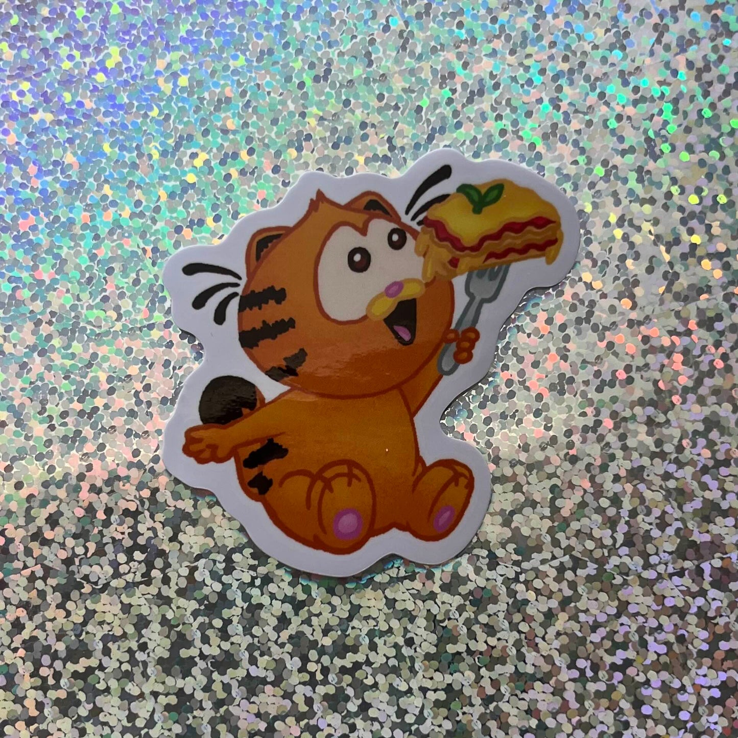 Garfield Lasagna Sticker