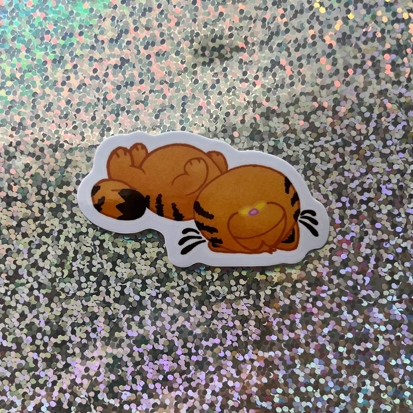 Garfield Stretching Sticker