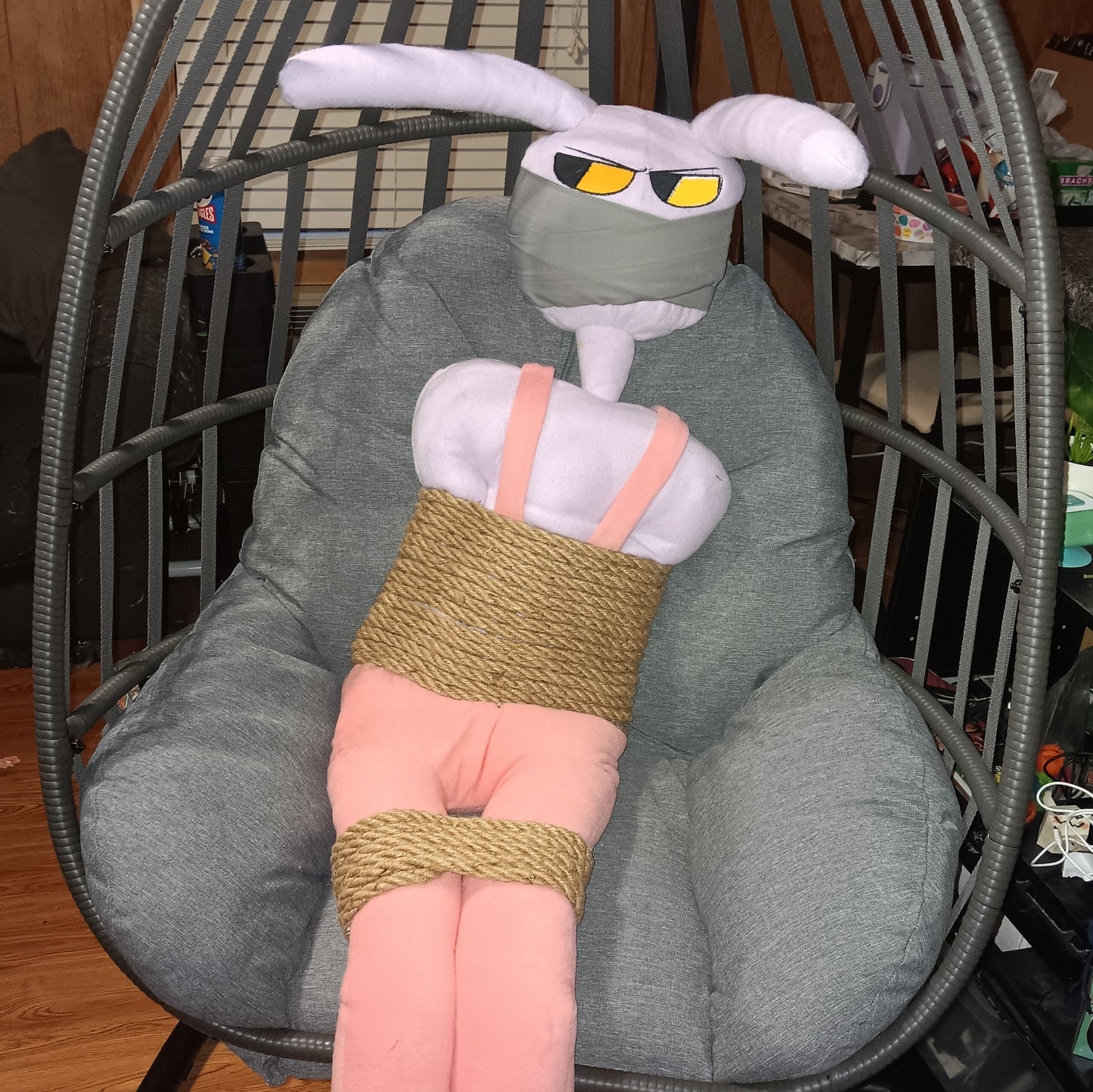 Life Sized Tied Up Jax Plush