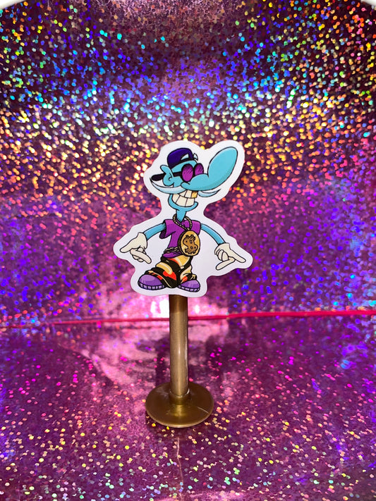Mung Daal Wearing Chaps Sticker