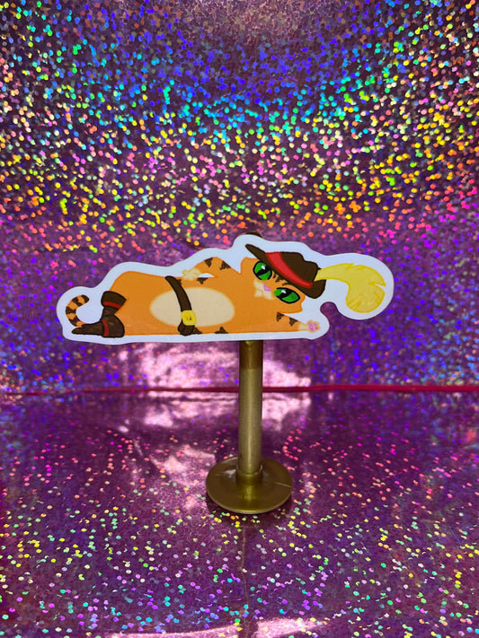 Puss in Boots Relaxing Sticker