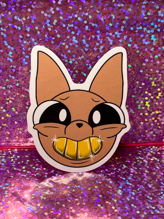 Chonies Gold Teeth Sticker