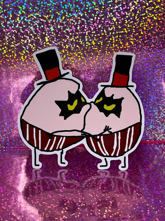Egg Bois Kissing Sticker