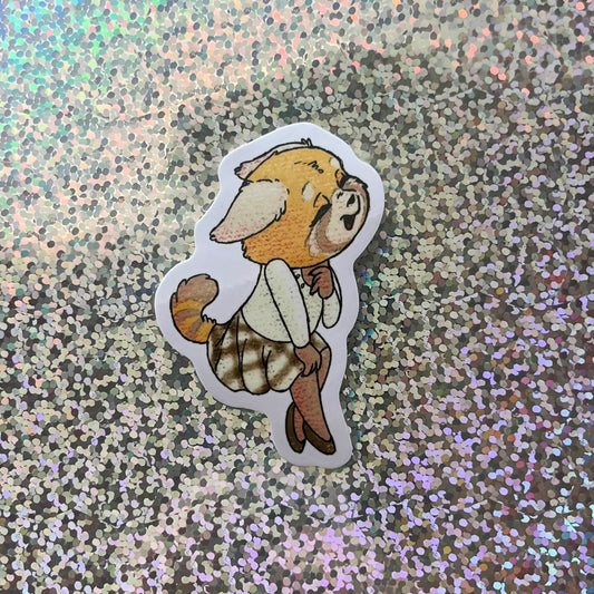 Retsuko Sitting Sticker